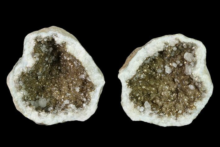 Keokuk Geode with Calcite Crystals - Missouri #135009